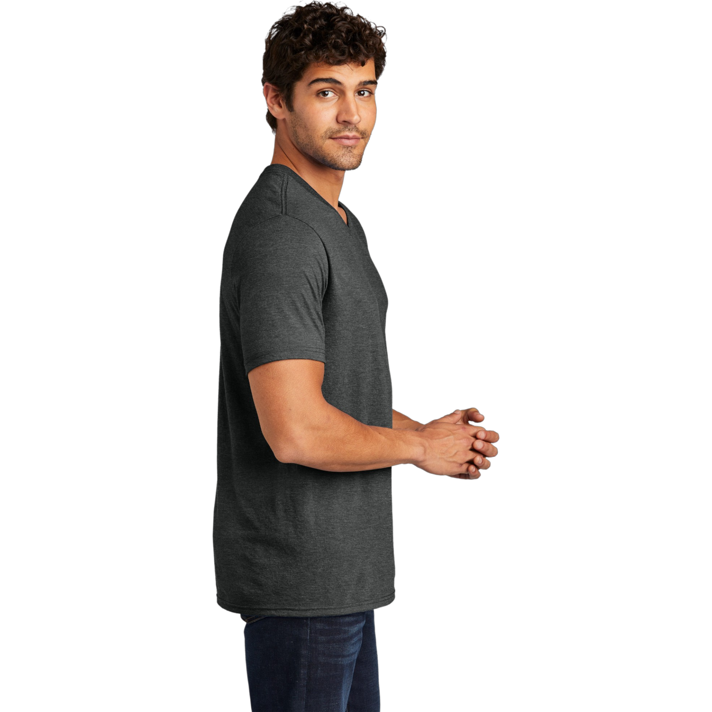 Don't Be Nudgy™ Men V-Neck Tee