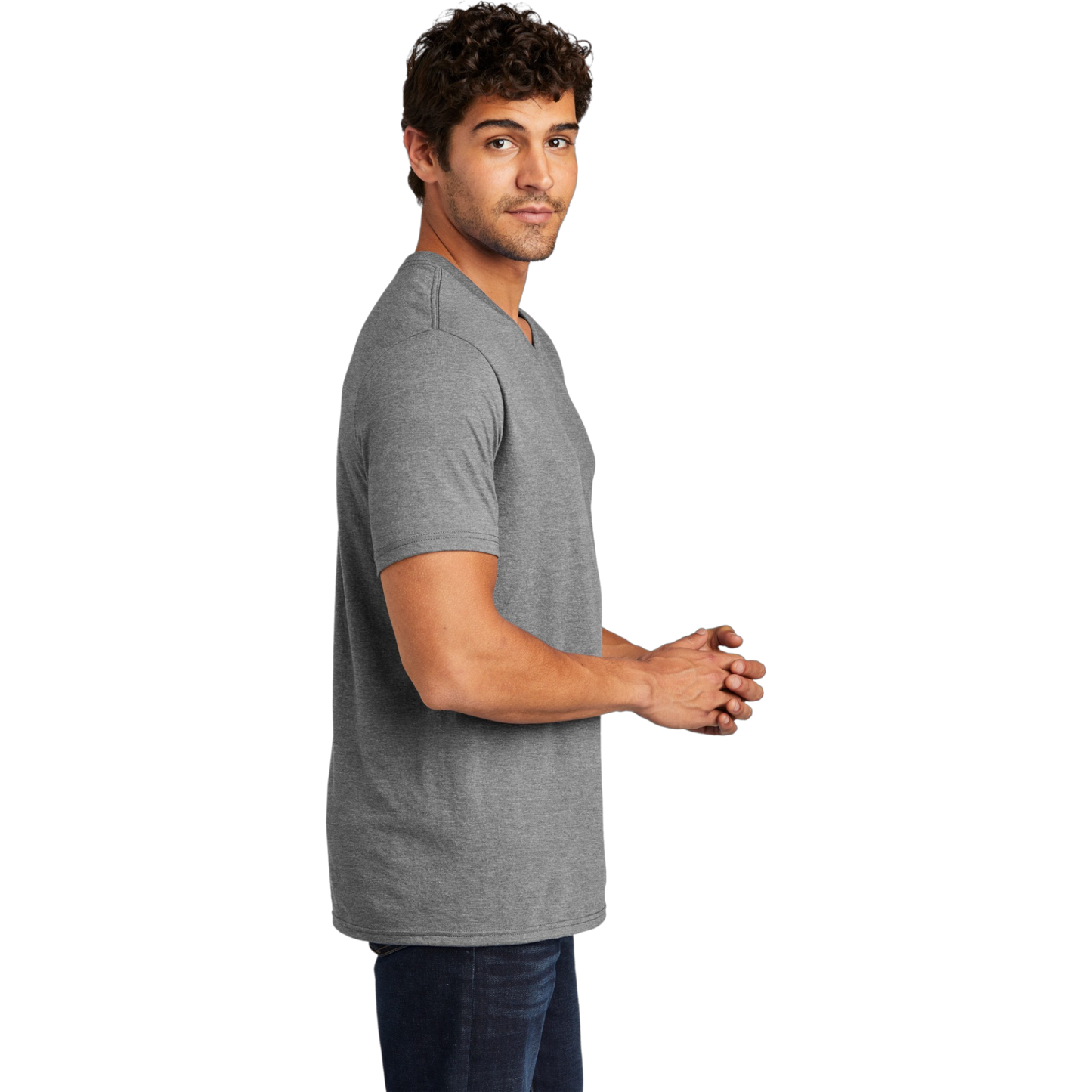 Don't Be Nudgy™ Men V-Neck Tee
