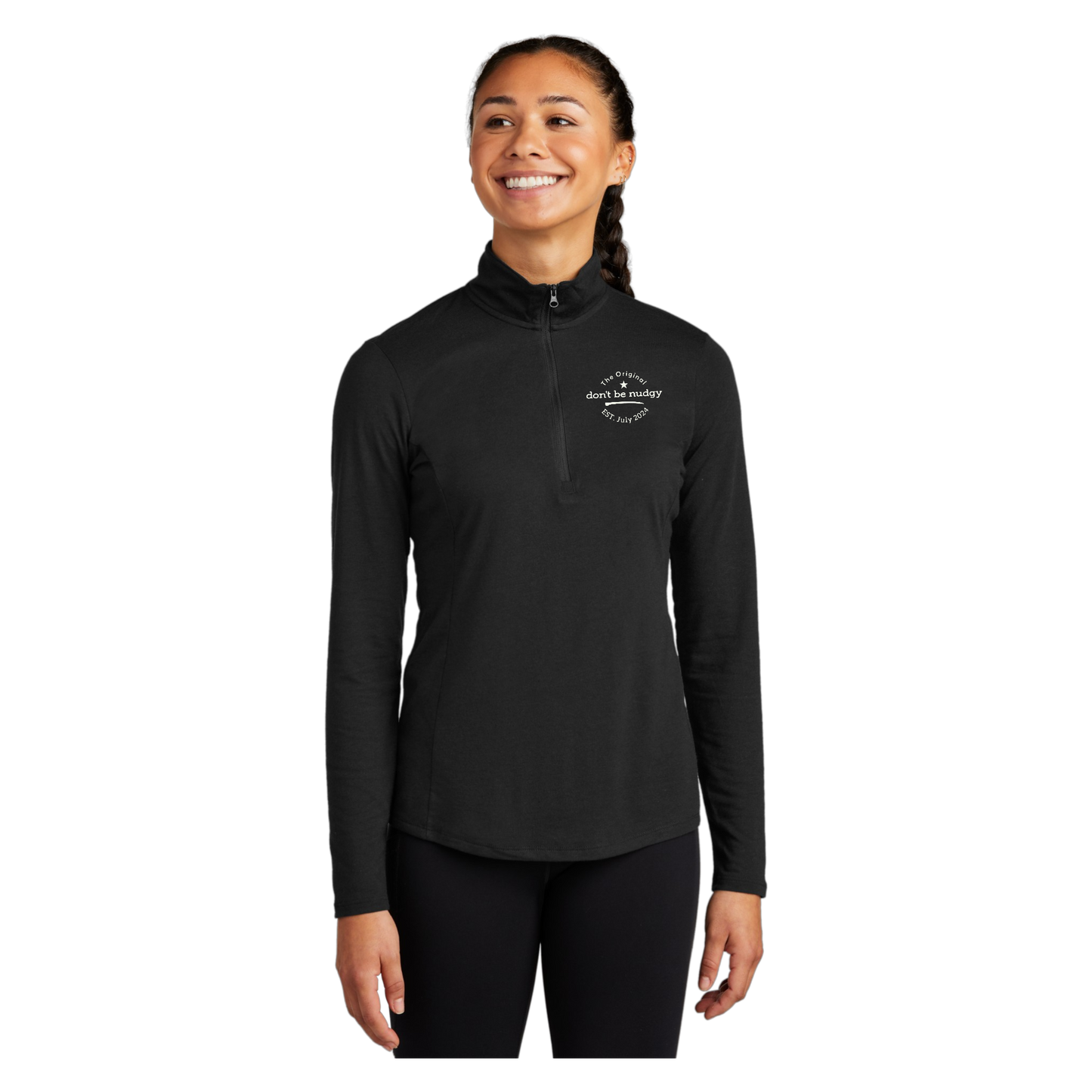 The Original Don't Be Nudgy™ Women Lightweight 1/4 Zip