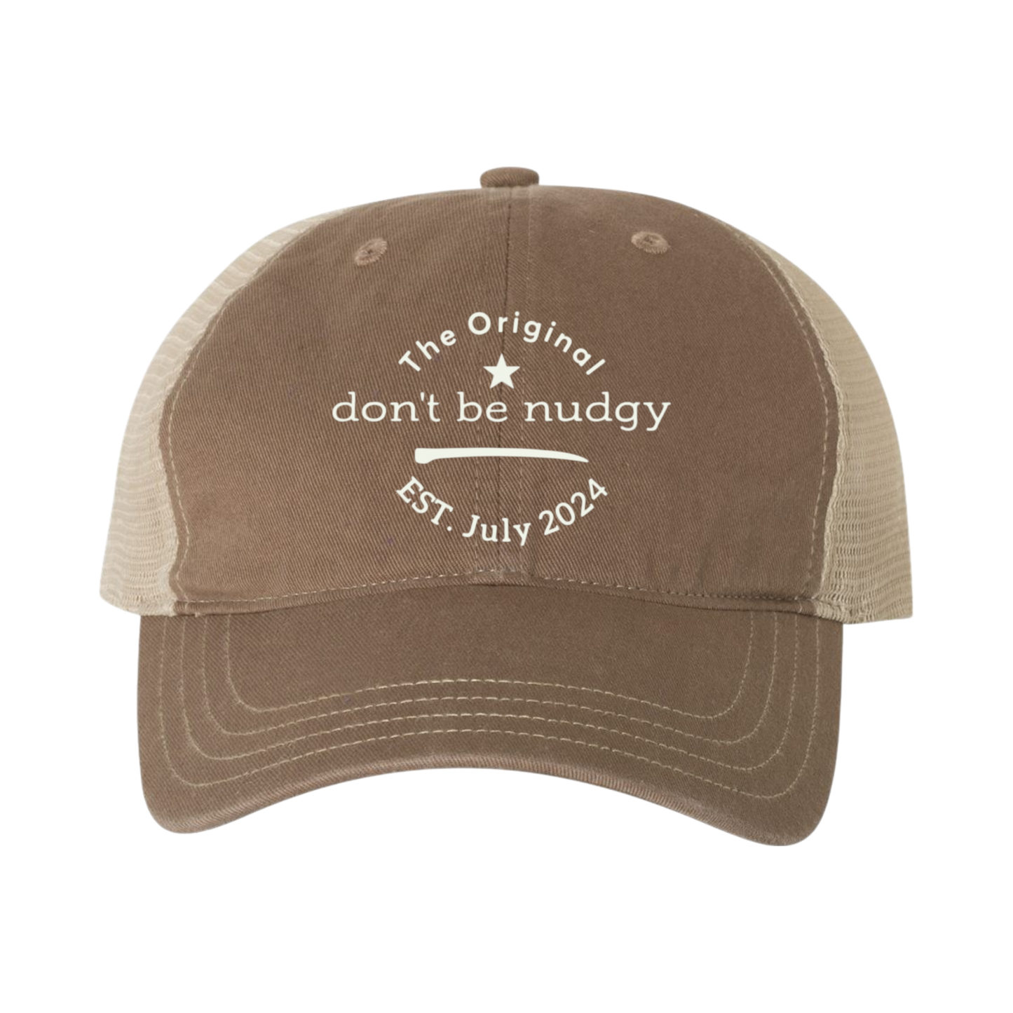 The Original Don't Be Nudgy™ Unisex Trucker Cap