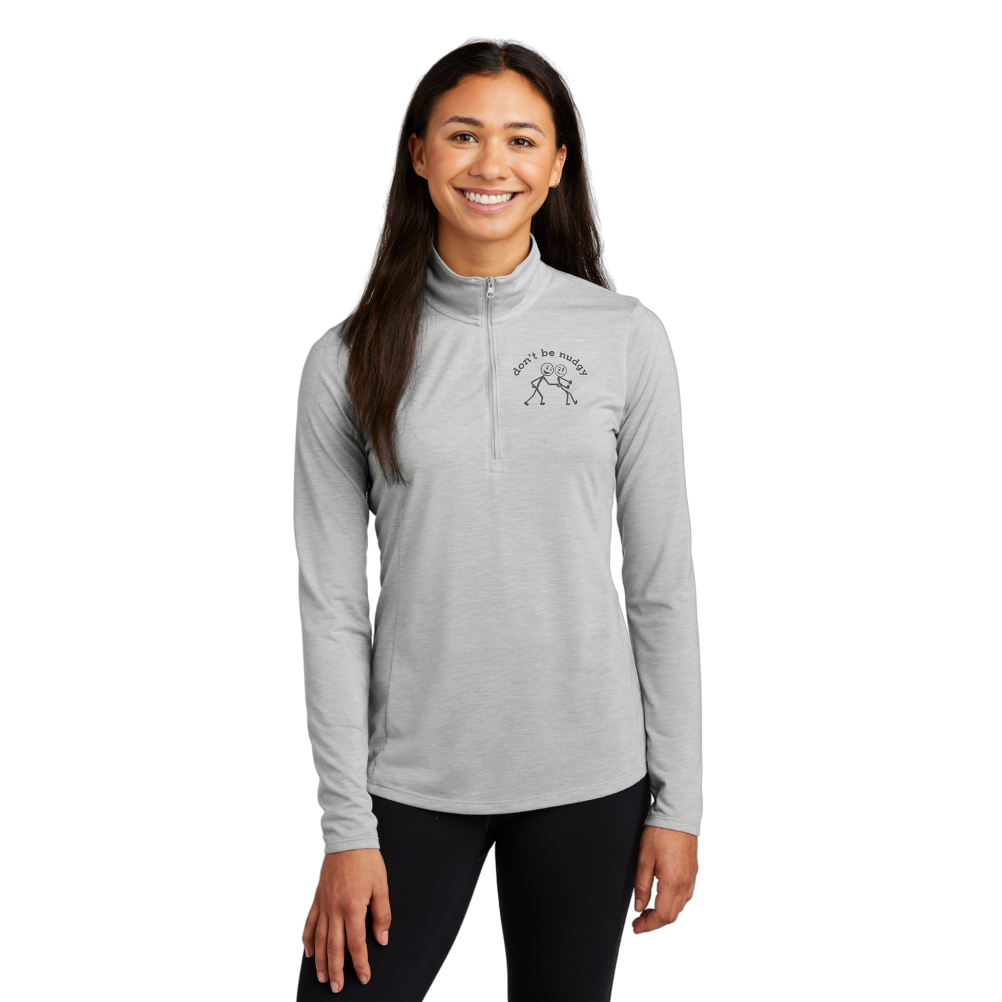 Don't Be Nudgy™ Women Lightweight 1/4 Zip