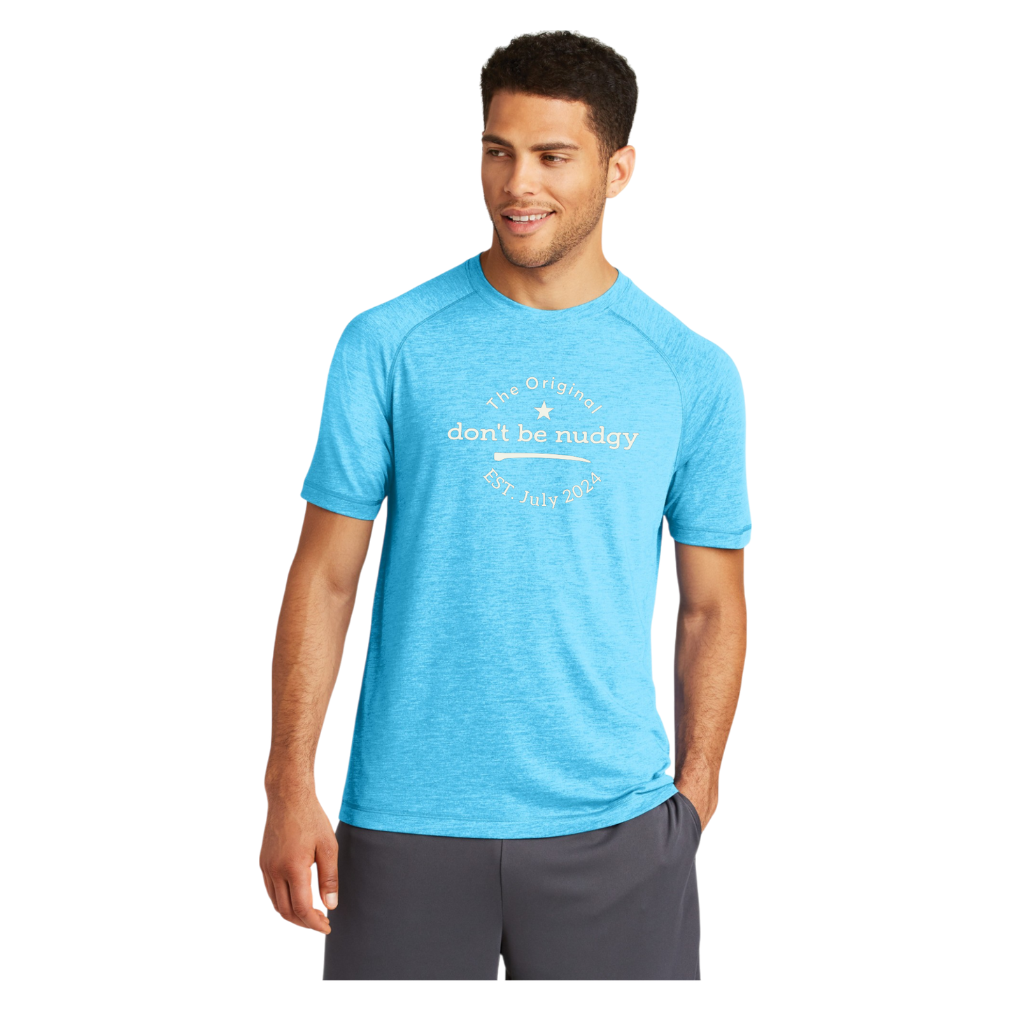 The Original Don't Be Nudgy™ Men Crew Neck Tee