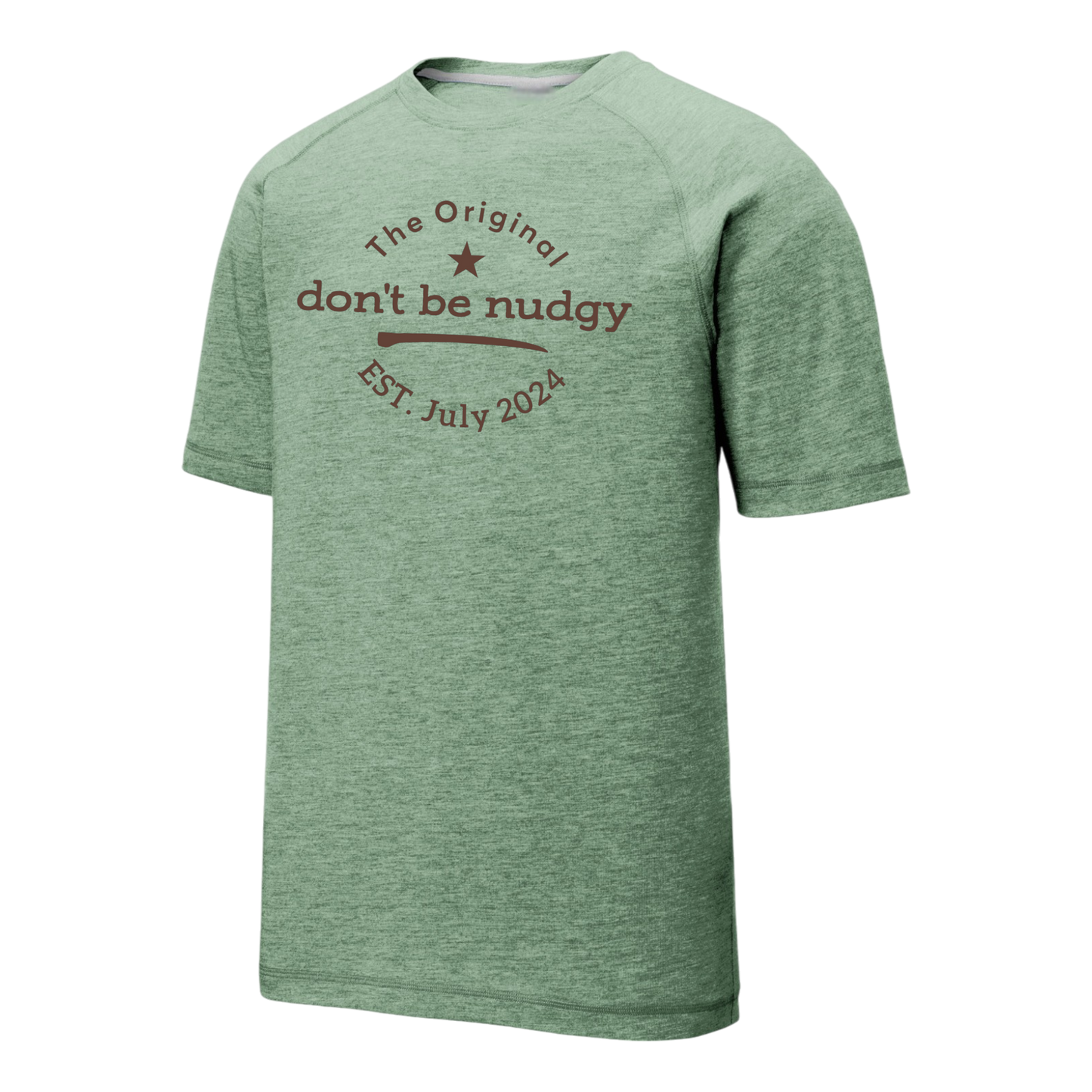 The Original Don't Be Nudgy™ Men Crew Neck Tee