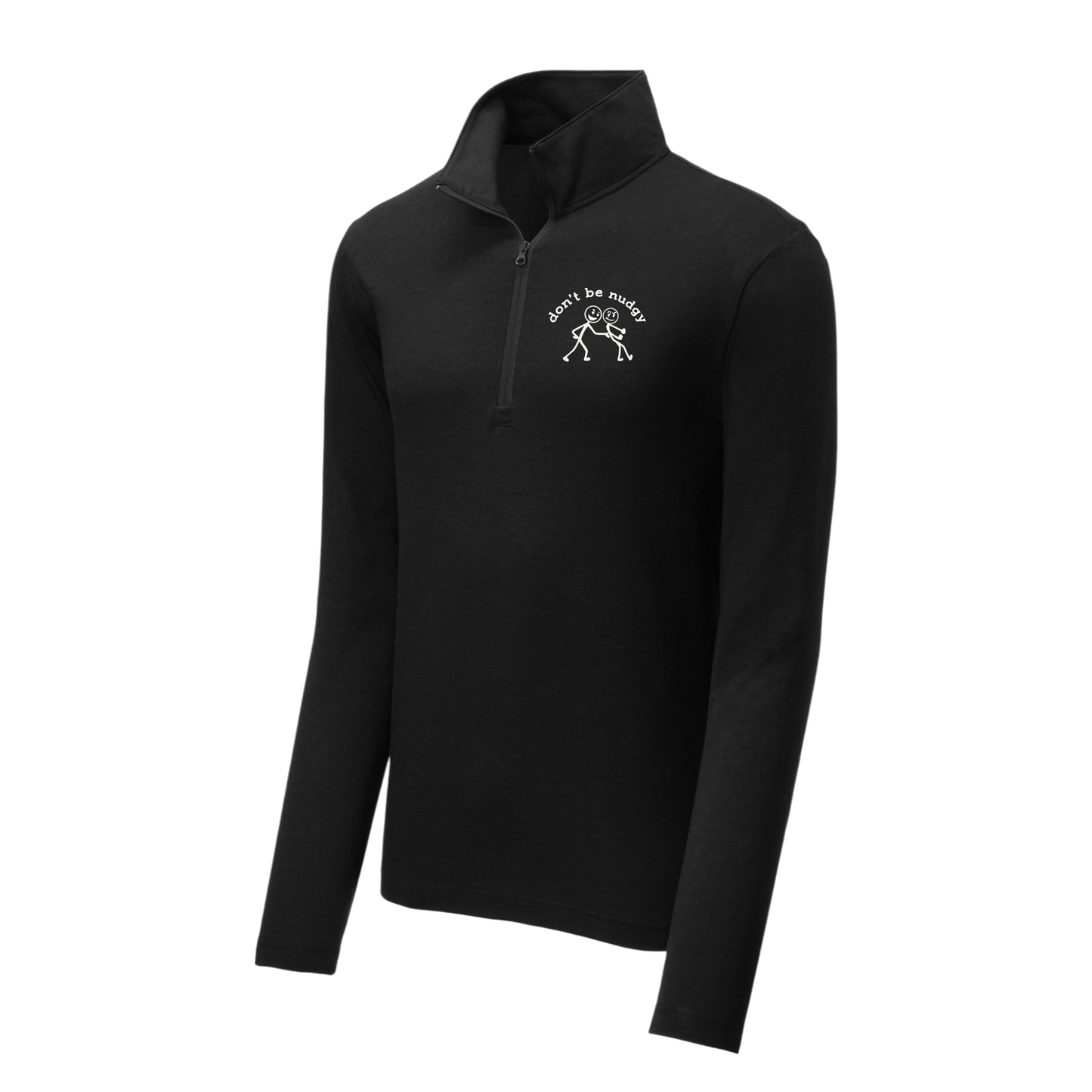 Don't Be Nudgy™ Men Lightweight 1/4 Zip