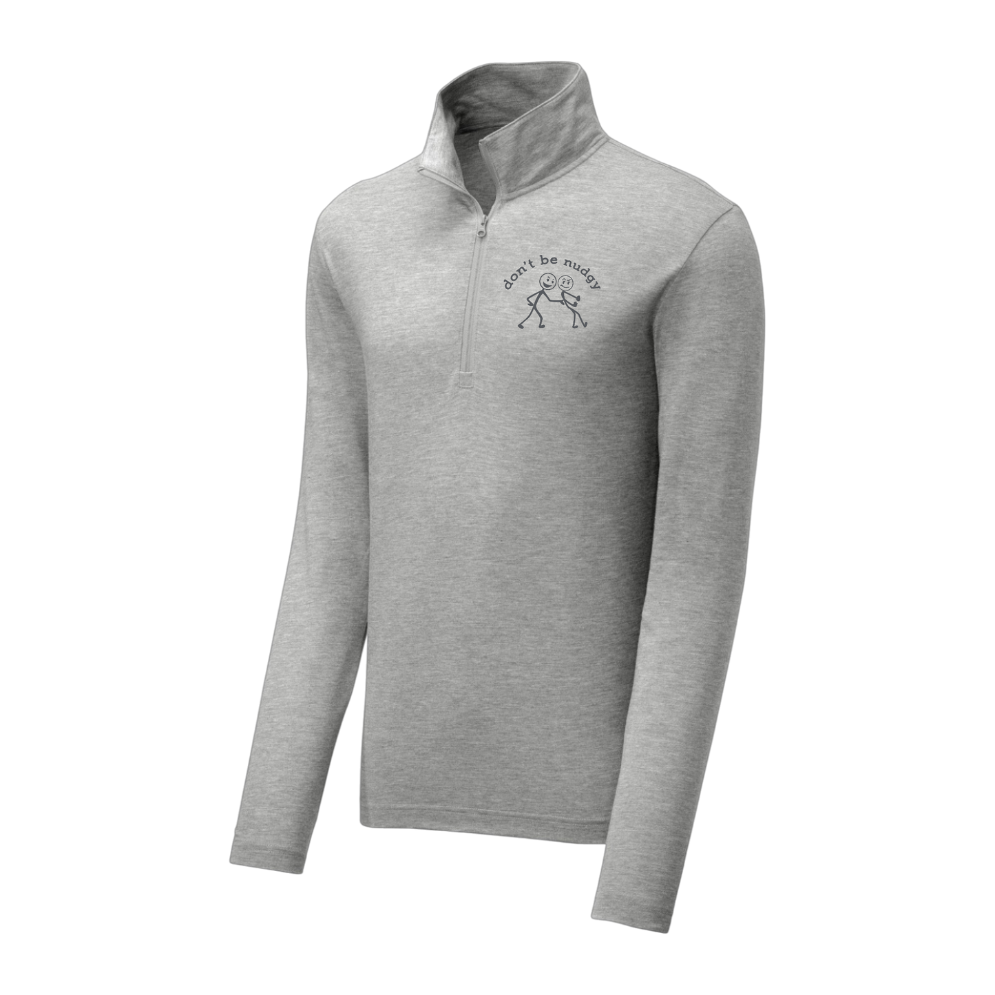 Don't Be Nudgy™ Men Lightweight 1/4 Zip