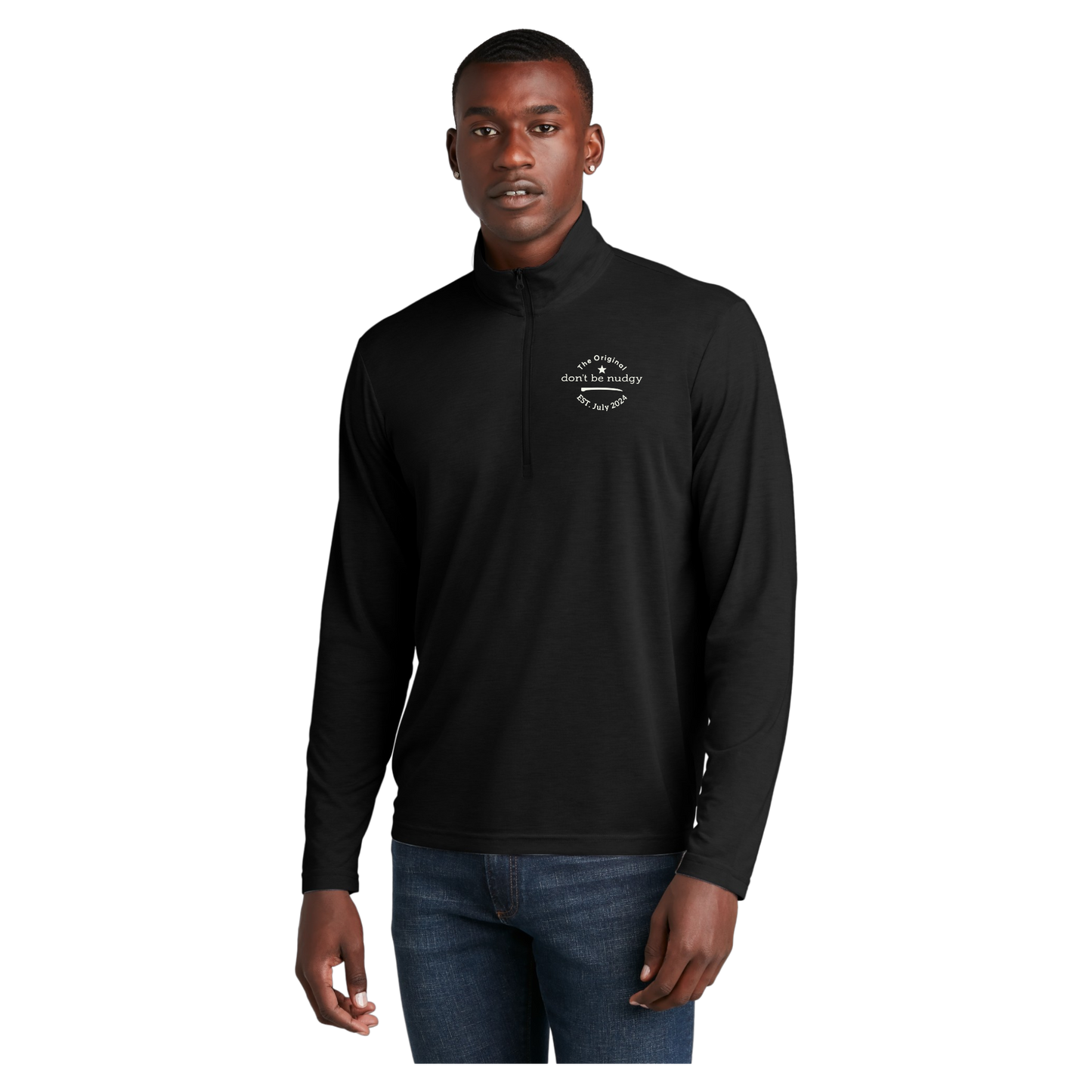 The Original Don't Be Nudgy™ Men Lightweight 1/4 Zip