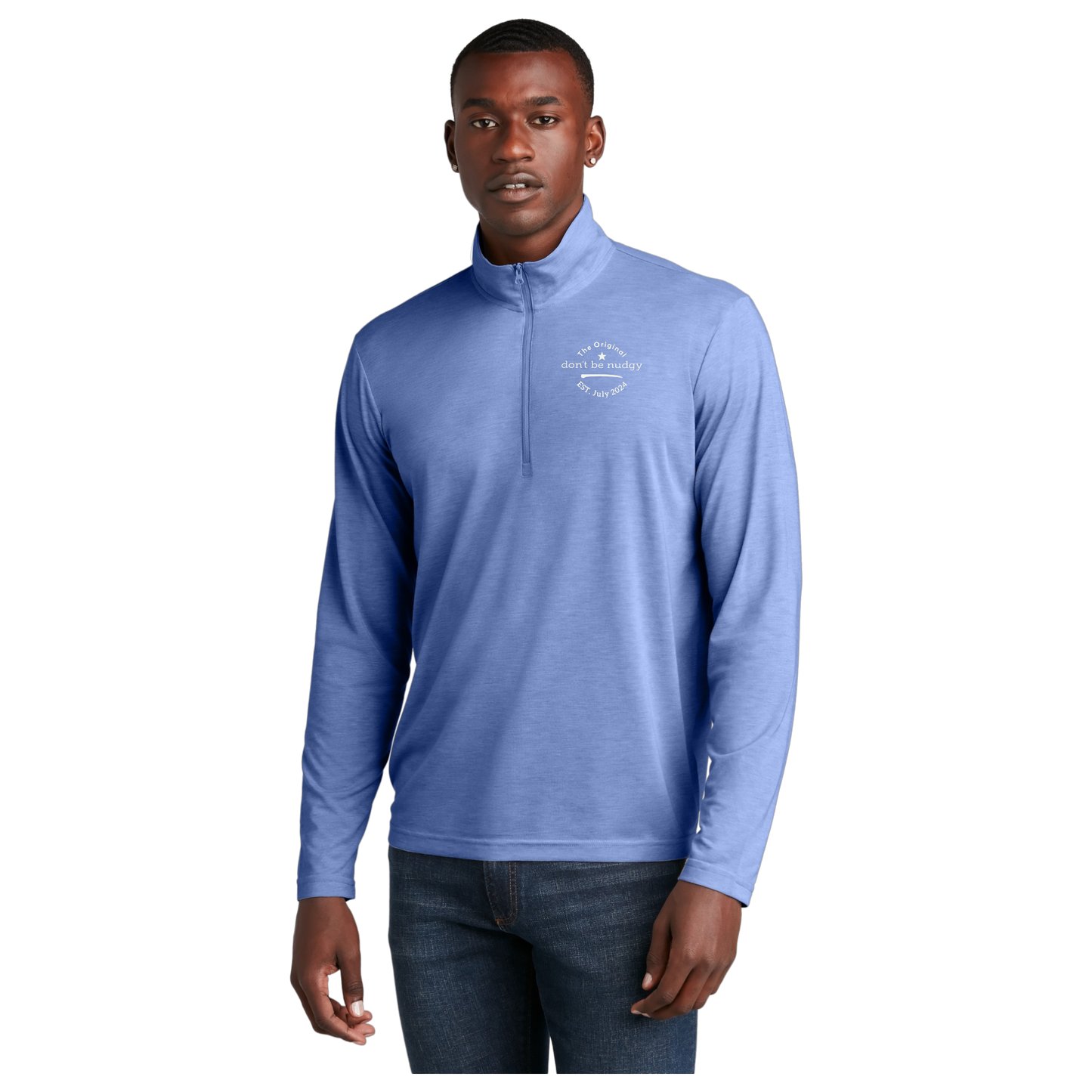 The Original Don't Be Nudgy™ Men Lightweight 1/4 Zip