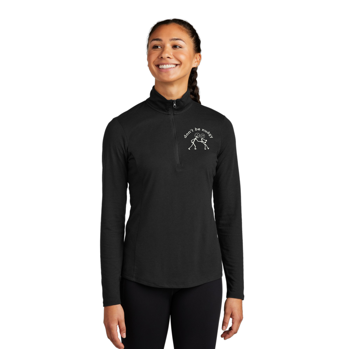 Don't Be Nudgy™ Women Lightweight 1/4 Zip